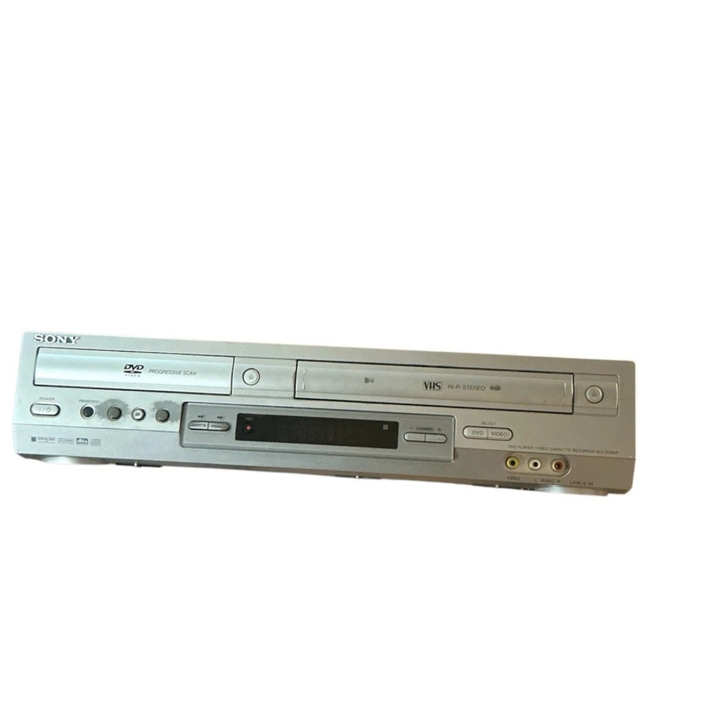 Sony SLV-D300P DVD Player and VHS VCR Combo Tested and Working No Remote Control